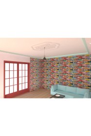 Resim Motifpiyer Lamba Tavan Göbeği DC-41-Dikdörtgen-125 cm x 86 cm 