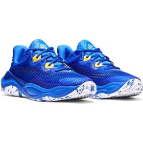 Resim Under Armour Curry Splash 24 Erkek Mavi Basketbol Ayakkabısı 3027636-401 