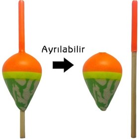 Resim Işık Tüplü Kamuflaj Olta Şamandırası 4 Gr 5904 