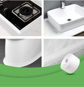 Resim Ankanorm Sızdırmazlık Bandı Banyo Mutfak Lavabo Küvet Duş Teknesi Su Geçirmez Kenar Bant (320 Cm) 