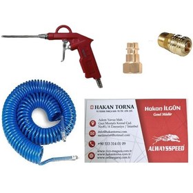 Resim Kompresör Hava Hortumu 15 Metre 8x12mm Kısa Hava Üfleme 