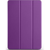 Resim Toyigoo Pad 6 Smart Cover Standlı 1-1 Kılıf - Mor Mor 