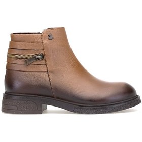 Resim Venüs 2551022k Kadın Hakiki Deri Klasik Bot Taba Taba 