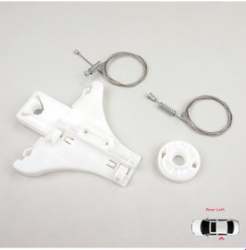 Resim VW Passat B5 B5.5 Superb 3U 3B5839461 İçin Sol Arka Cam Kriko Set 