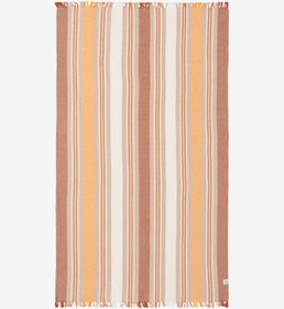 Resim Stripe Fuhion Peştemal Toprak - Toprak / 90x175 