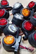 Resim Sedef Mini Star Takoz Led Lamba 12-24 Volt Sarı Kırmızı 5 Adet 