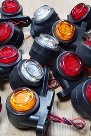 Resim Sedef Mini Star Takoz Led Lamba 12-24 Volt Sarı Kırmızı 5 Adet 