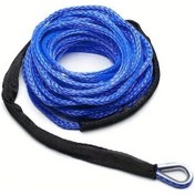 Resim Dashanshop 15m Ağır Hizmet Çekme Halatı 7700lb Kopma Dayanımı Mavi 6mmx590.55inch 