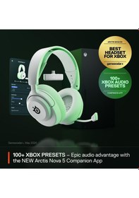 Resim Steelseries Arctis Nova 5x Oyuncu Kulaklığı Beyaz 