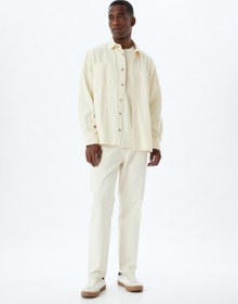 Resim Düz Paça Vintage Straight Fit Kot Pantolon - Mark Jean 