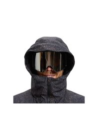 Resim Quıksılver Quiksilver Sycamore Printed Jk Erkek Siyah Snowboard Ceketi 6457 Siyah 