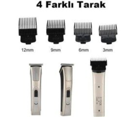 Resim Insua Çelik T Bıçak Saç Sakal Makinesi 