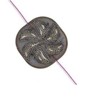 Resim Powermaster Pm-14696 12 Volt 3 Watt Soğuk Beyaz Yanıp Sönen Çakar 6565-2835 Modül Led 65x65x12mm 