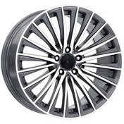Resim EMR-DY988-23-8.0x18" -5x112 ET40 66.6 Gun Metal Diamond Jant (4 Adet) 