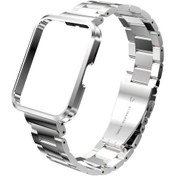 Resim Xiaomi Redmi Watch 2 Lite Uyumlu Krd-60 Metal Zore Kordon-gümüş-rosegold 