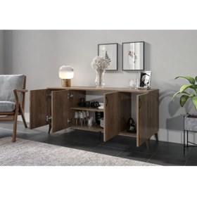 Resim KZNMOB HOME Çok Amaçlı Mdf Konsol Dolap -18mm Mdf 