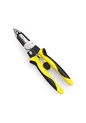 Resim Sones 7'si 1 Arada Çok Fonksiyonlu Kablo Soyma Makinesi Elektrikçi Manuel Alet Siyah Sarı 