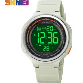 Resim Hanyang Açık Gri Skmeı Yeni LED Işık Dijital Erkek Spor Saatler Geri Sayım 5bar Su Geçirmez Kol Saati Erkekler Için Erkek Saat Izle Reloj Hombre 1841 (Yurt Dışından) 
