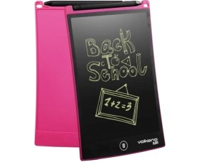 Resim Volkano Doodle Writing Tablet LCD 8.5 Inç Dijital Kalemli Çizim Yazı Tahtası Grafik Not Yazma Eğitim Tableti Pembe VK-850-PK 