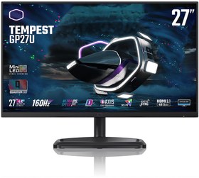 Resim Cooler Master 27" GP27-FUS Mini Led 1ms 160Hz HDMI,DisplayPort G-Sync IPS 4K Gaming Monitör 