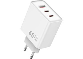 Resim Wiwu WI-G005 Essen Serisi Gan Tech Pd Hızlı Şarj Özellikli Şarj Başlığı 65W Beyaz 