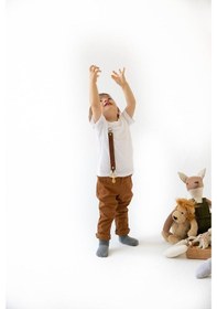 Resim Kidful Bitkisel Boyalı Emzik Askısı - Dark Oak Çok Renkli 