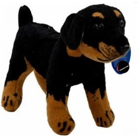 Resim Havlayan Köpek Peluş Oyuncak 40 Cm Sesli Hediyelik Uyku Arkadaşı Siyah 