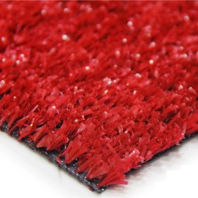 Resim Arge Zemin Kırmızı Suni Çim Halı 6 mm 1,5 m x 14,5 m 