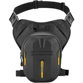 Resim Gajeena Rockbros Siyah Motosiklet Bacak Çantası - Su Geçirmez, Bel/üst/yağ Tankı Taşıma Seçenekleriyle Motorcu Eşyası Siyah 