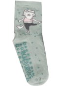 Resim Katamino Wroom Abs'li Kız Bebek Çorabı K20261 Mint 