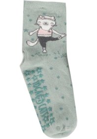 Resim Katamino Wroom Abs'li Kız Bebek Çorabı K20261 Mint 