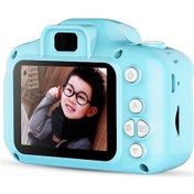 Resim Yifomall Çocuklar İçin Mavi Mini Dijital Kamera - 1080p Fotoğraf Çekimi & Video Kaydı, 2 İnç Lcd Ekran, Taşınabilir, 32gb'e Kadar Hafıza Desteği 