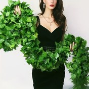 Resim 12 Parça 864 Yapay Sarmaşık Asma Dekor Seti - Yemyeşil Yapay Bitki Çelengi, İç ve Dış Mekan Düğün Kemerleri, Ev, Ofis, Parti, Bahçe için Uygun - Kolay Asılan Çit, Bahçe, Etkinlik Süslemesi - Doğal Tarz Tasarımlı Halloween, Noel, Babalar Günü, İşçi Bayramı Dış Mekan Dekoru 