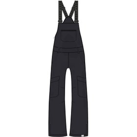 Resim Roxy Non Stop Bib Girl Çocuk Siyah Snowboard Pantolonu 