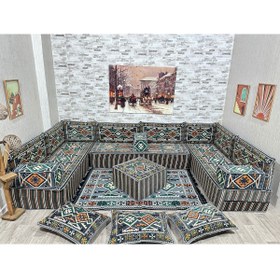 Resim uğurlu şark köşesi Şark Köşe Takımı (19 parça 30 cm minder kalınlığı ) 