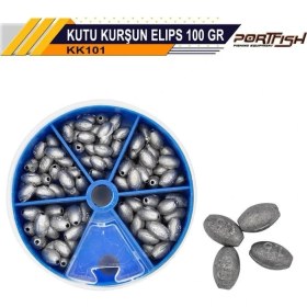 Resim Port Fish Portfish Kutu Kurşun Elips 100 gr 