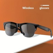 Resim Akıllı Kablosuz Gözlükler, Yüksek Kaliteli Ses ve Uzun Ömürlü Pil - Müzik Çalma, Seyahat, Tatil Hediyeleri ve Noel Hediyeleri için Mükemmel. 