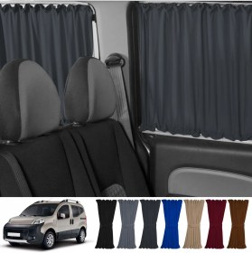 Resim Oto Pandami Fiat Fiorino 2007+ Uyumlu Füme Raylı Oto Perde Takımı 