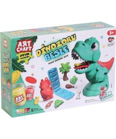 Resim Art Dinozoru Besle Oyun Hamur Set 280 gr 