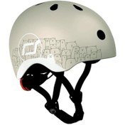 Resim Scoot and Ride Helmet Reflective Bebek Kaskı XXS-S Açık Gri 181206-96498 