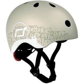 Resim Scoot and Ride Helmet Reflective Bebek Kaskı XXS-S Açık Gri 181206-96498 