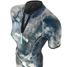 Resim Free-Sub 2mm Dreams Sky Kadın Shorty (Kısa) Sörf, Scuba Tüplü Dalış Elbisesi Wetsuit - 2XL 