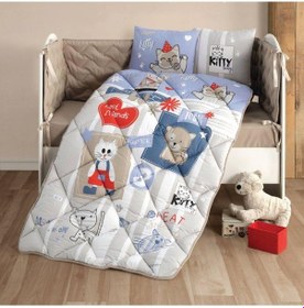 Resim Clasy Ranforce Bebek Uyku Seti Kitty V1 Mavi 