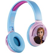 Resim Volkano Bluetooth Kulaklık Disney Frozen Karlar Ülkesi Anna Elsa Mikrofonlu Kablosuz Çocuk Kulaklığı Lisansl 