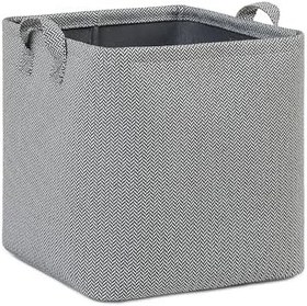 Resim Ocean Home Textile Antrasit Renk Dokulu Kumaş Sepet 30 x 30 x 30 cm 