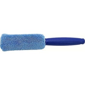 Resim Maxaccess Ergonomik Tutamaklı Portatif Araç Yıkama Fırçası - Dayanıklı Hafif Polyester Jant Temizleme Aracı Orange 