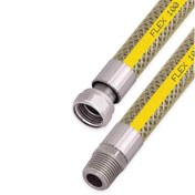 Resim Ronanna Ocak Fırın Doğalgaz Bağlantı Fleksi Extra Korumalı Hortum 1 Metre 