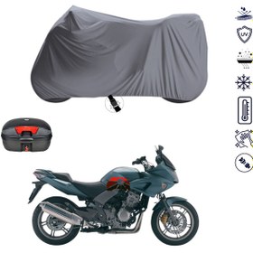 Resim Honda CBF 1000 ÇANTALI MOTOSİKLET BRANDA SU GEÇİRMEZ TOPCASE UYUMLU MOTOR BRANDA 