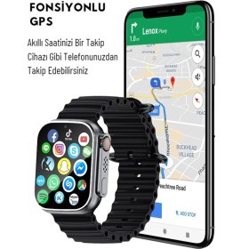 Resim Tekno Trust 800-1000 Mah Watch 8 Ultra 4g Sim Kartlı Android 49MM Gps Wifi Akıllı Saat Çocuk Iphone Xiaomi Huaw 