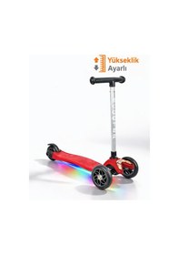 Resim Tois Scootix Pilli Işıklı 3 Tekerlekli Çocuk Scooter Siyah 